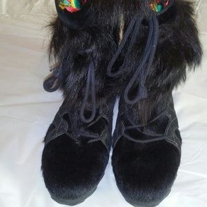 EU Tecnica Goat Fur Boots